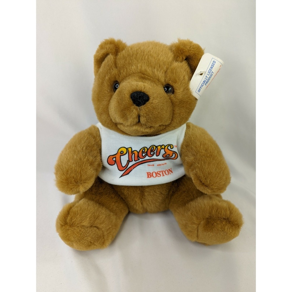 Cheers Boston Bear Plush T‎ Shirt Paramount 1999 Stuffed Animal Toy